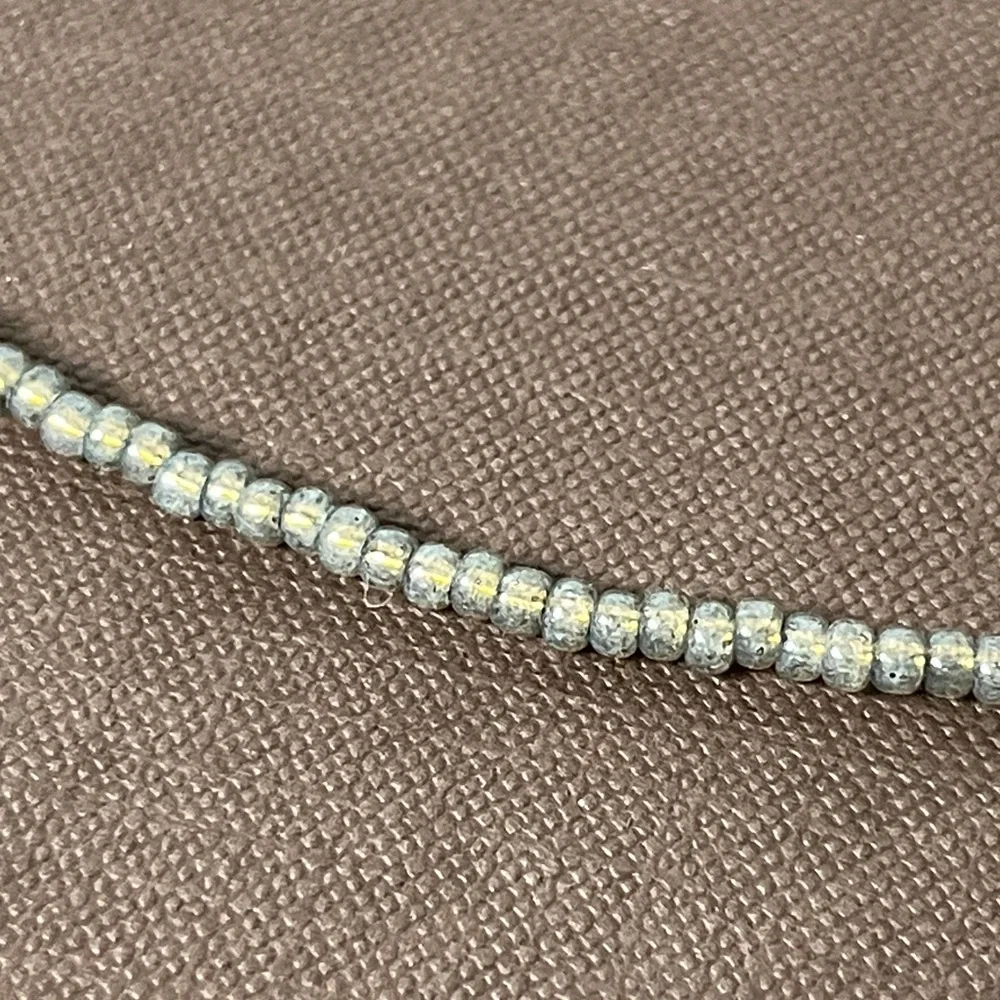 Y2K Happy Cat Charm Seed Bead 925 Silver Clasp Necklace 90s/00s Vintage Retro - Picture 4 of 5